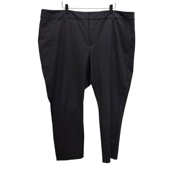Old Navy Black High-Waisted Pixie Ankle Pants Size 22 Classic Preppy - Picture 4 of 14